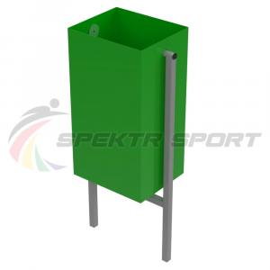 Купить Урна для мусора прямоугольная 370х250х650 мм в Голицыне 