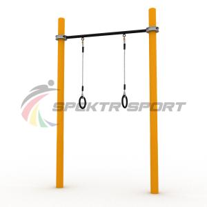 Купить Турник классический для занятий Воркаут с кольцами SP WRK-07 + Rings_76mm в Голицыне 