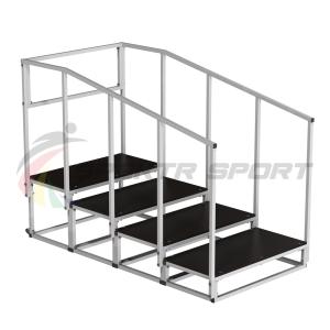 Купить Хоровой станок разборный четырехрядный с перилами в Голицыне 