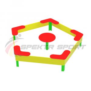 Купить Песочница со столиком и сиденьями в Голицыне 