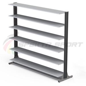 Купить Стеллаж для горных и беговых ботинок (24\40 пар) односторонний мобильный в Голицыне 