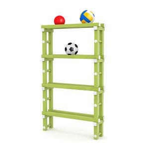 Купить Стеллаж для мячей (для бассейнов) жесткий ПВХ, 1010х260х1660 мм в Голицыне 