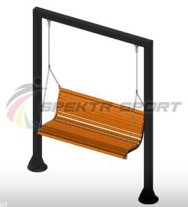 Купить Качели "Бриз" со спинкой в Голицыне 