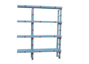 Купить Стеллаж с выступом для плавательного инвентаря, жесткий ПВХ, 1510х374х1810 мм в Голицыне 