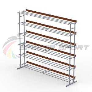 Купить Стеллаж для лыжных ботинок (на 50 пар) разборный в Голицыне 