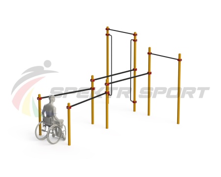 Купить Спортивный комплекс для инвалидов-колясочников WRK-D19_76mm в Голицыне 