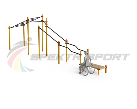 Купить Спортивный комплекс для инвалидов-колясочников WRK-D22_76mm в Голицыне 