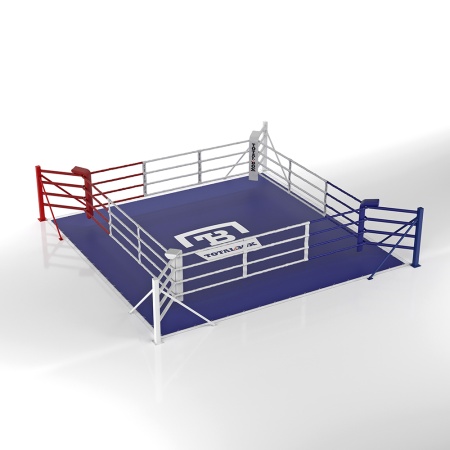 Купить Ринг боксерский напольный Totalbox на упорах 4х4м в Голицыне 