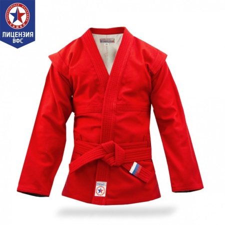 Купить Куртка для самбо "Атака" ВФС (подкладка, пояс)  р 36-48 в Голицыне 